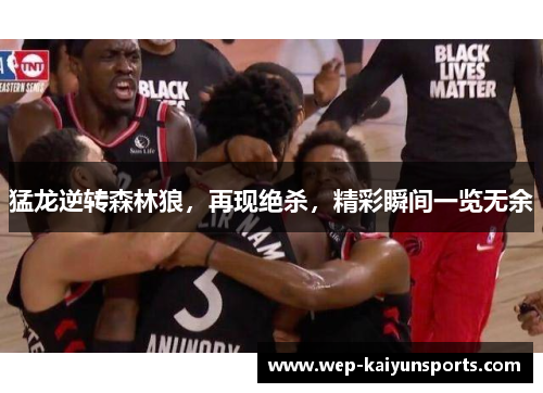 猛龙逆转森林狼，再现绝杀，精彩瞬间一览无余